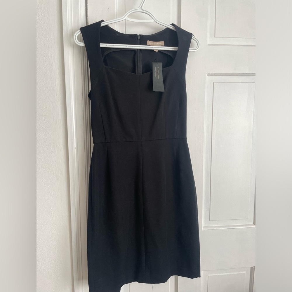 Banana republic Sloan dress, black, NWT, size 6